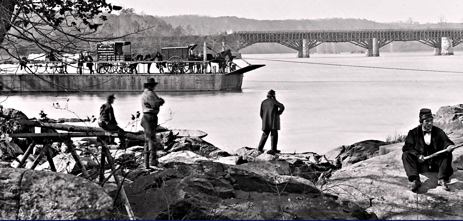 Ferry Across the Potomac River, Civil War